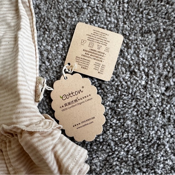 NWT Baby Girl 3 piece lot, organic cotton - Picture 6 of 14